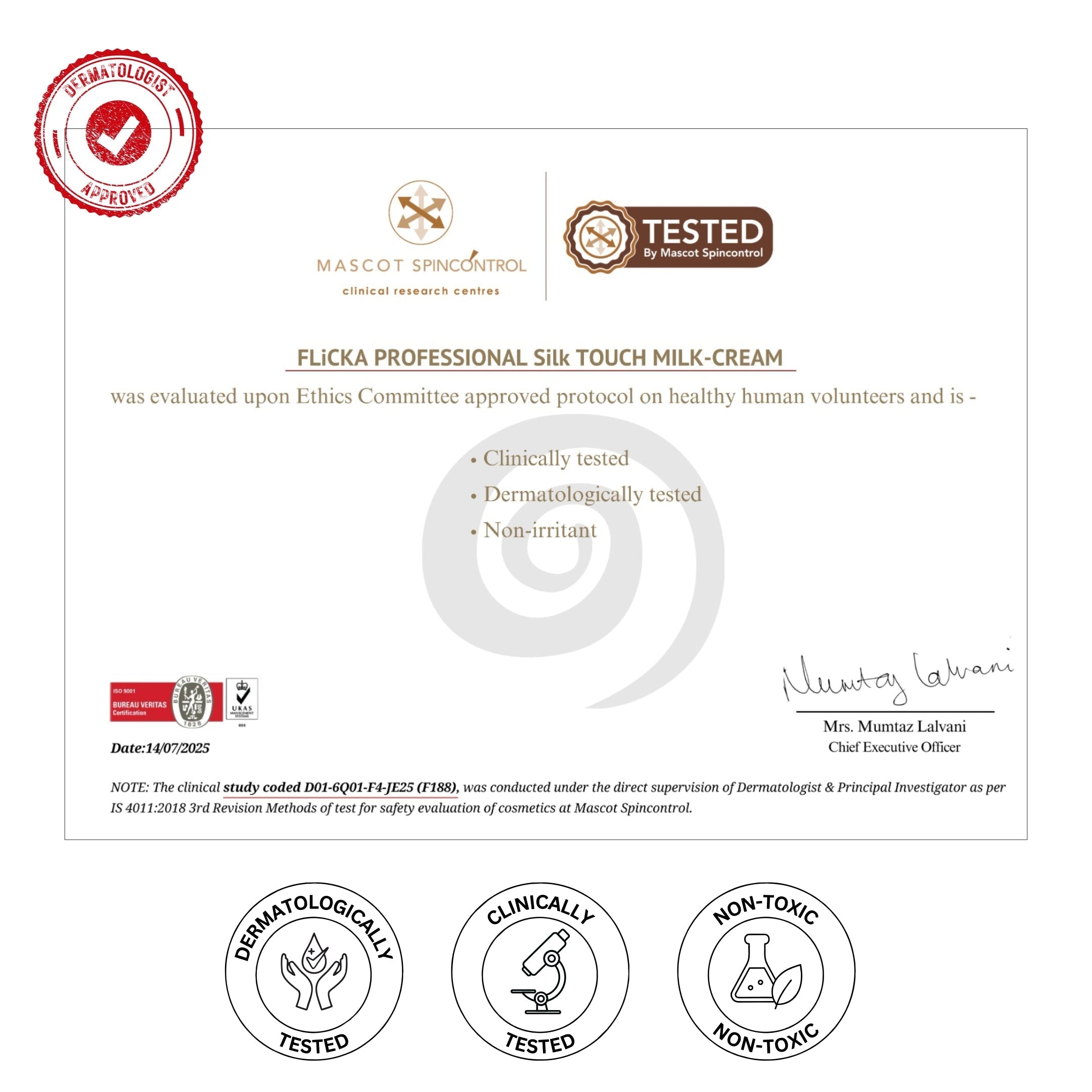 Flicka Silk Touch Concentrate - Primer and Moisturizer